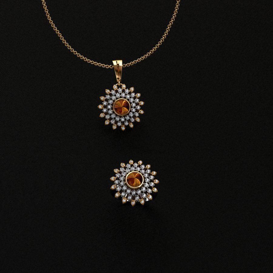 Ring and Pendant 3D print model_4