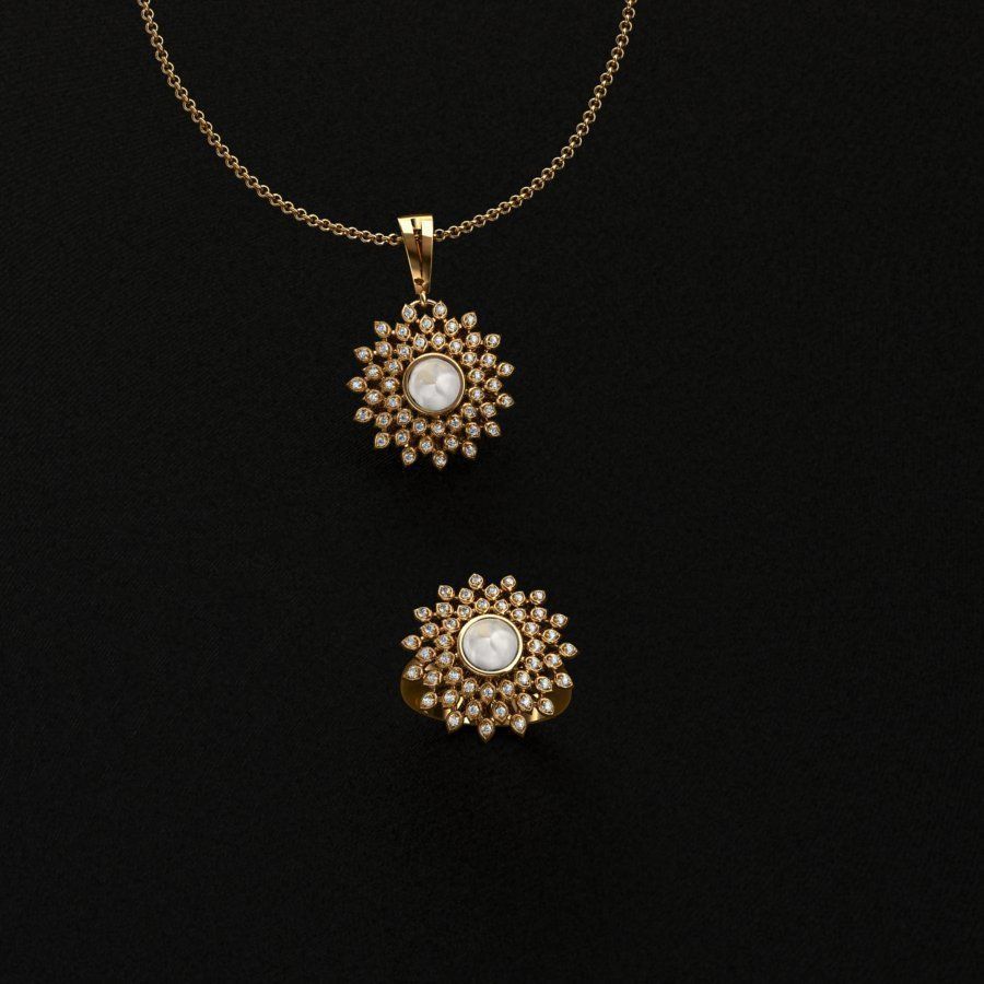 Ring and Pendant 3D print model_8