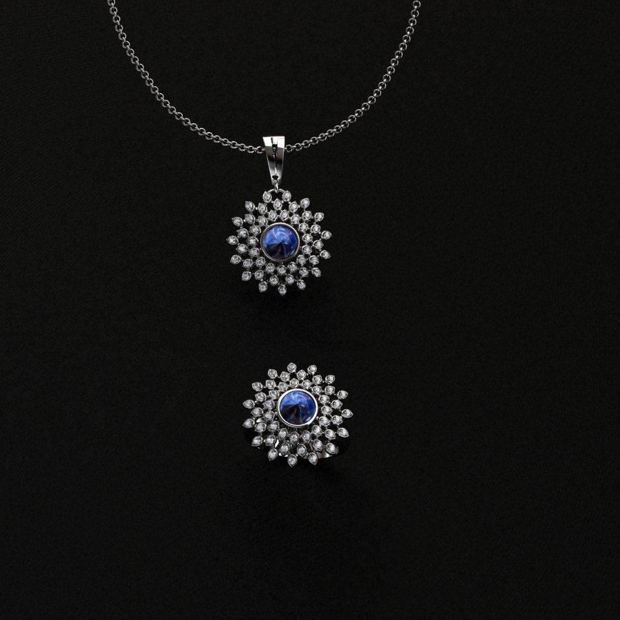 Ring and Pendant 3D print model_1