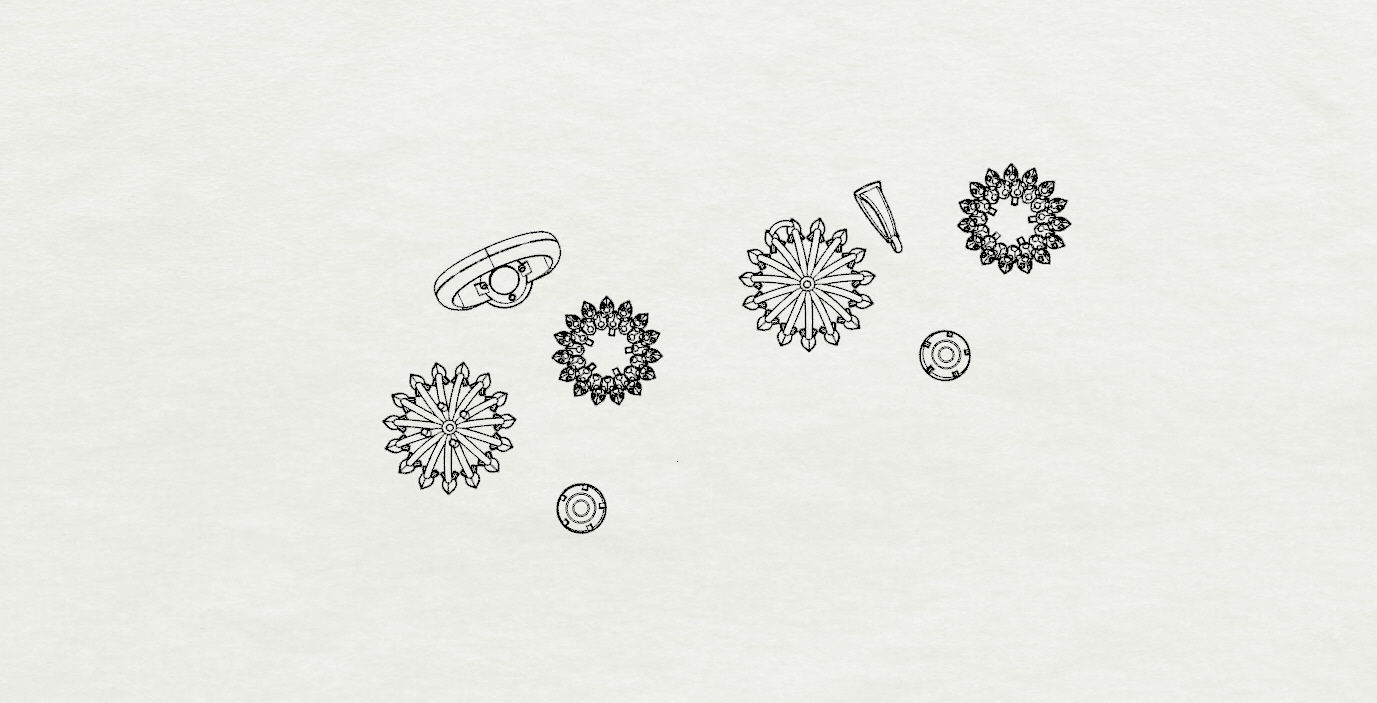 Ring and Pendant 3D print model_18