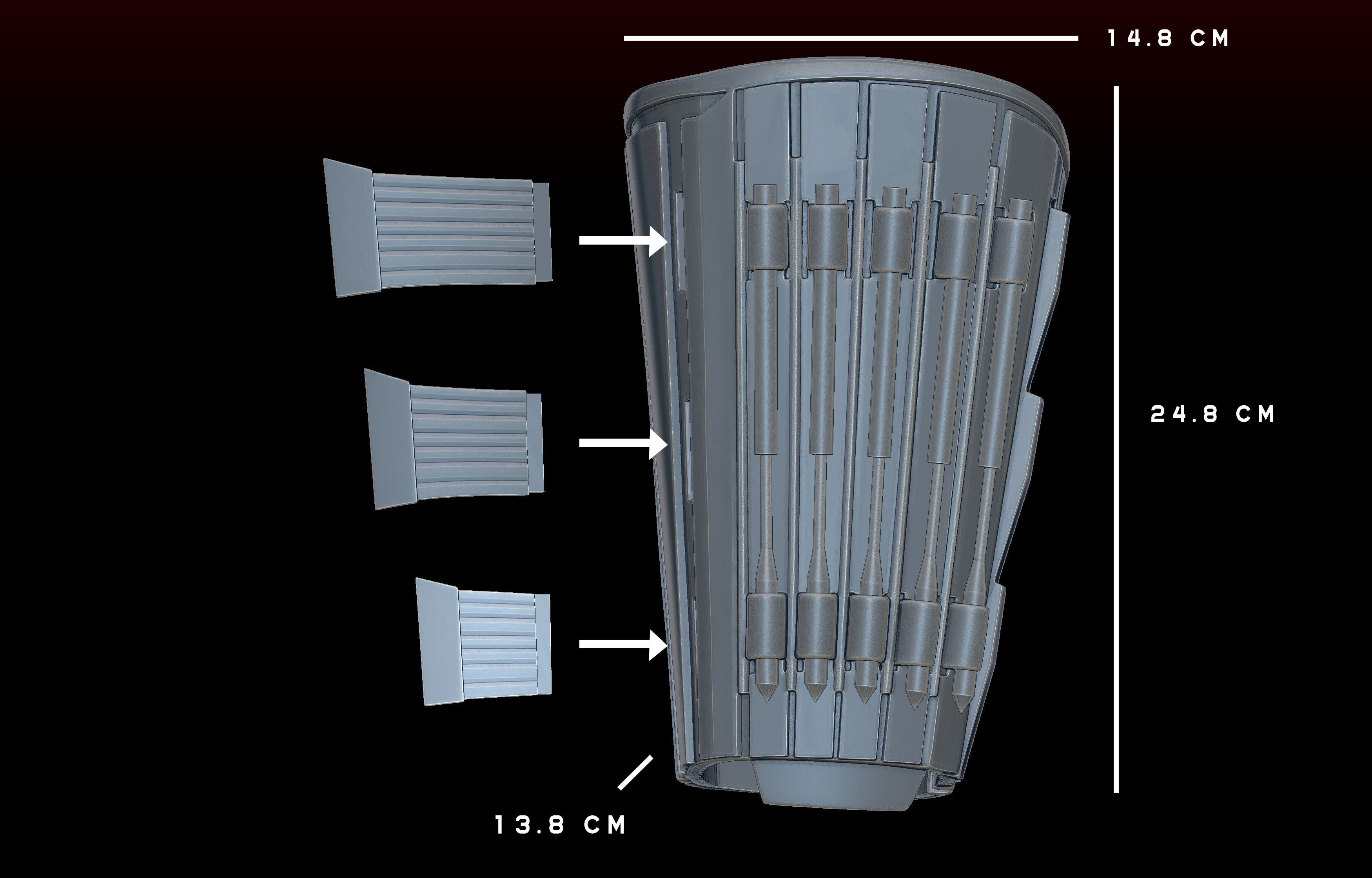 The Batman 2022 - Batsuit - Robert Pattinson -  3D print model_37