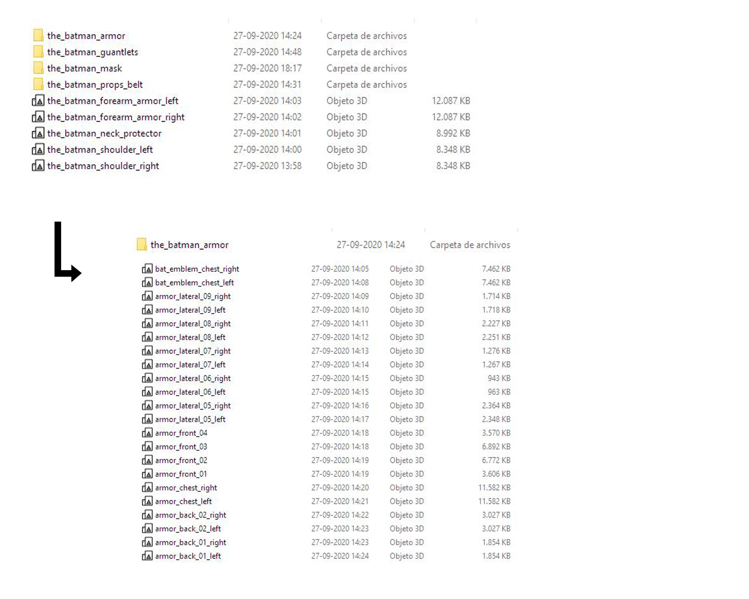The Batman 2022 - Batsuit - Robert Pattinson -  3D print model_48