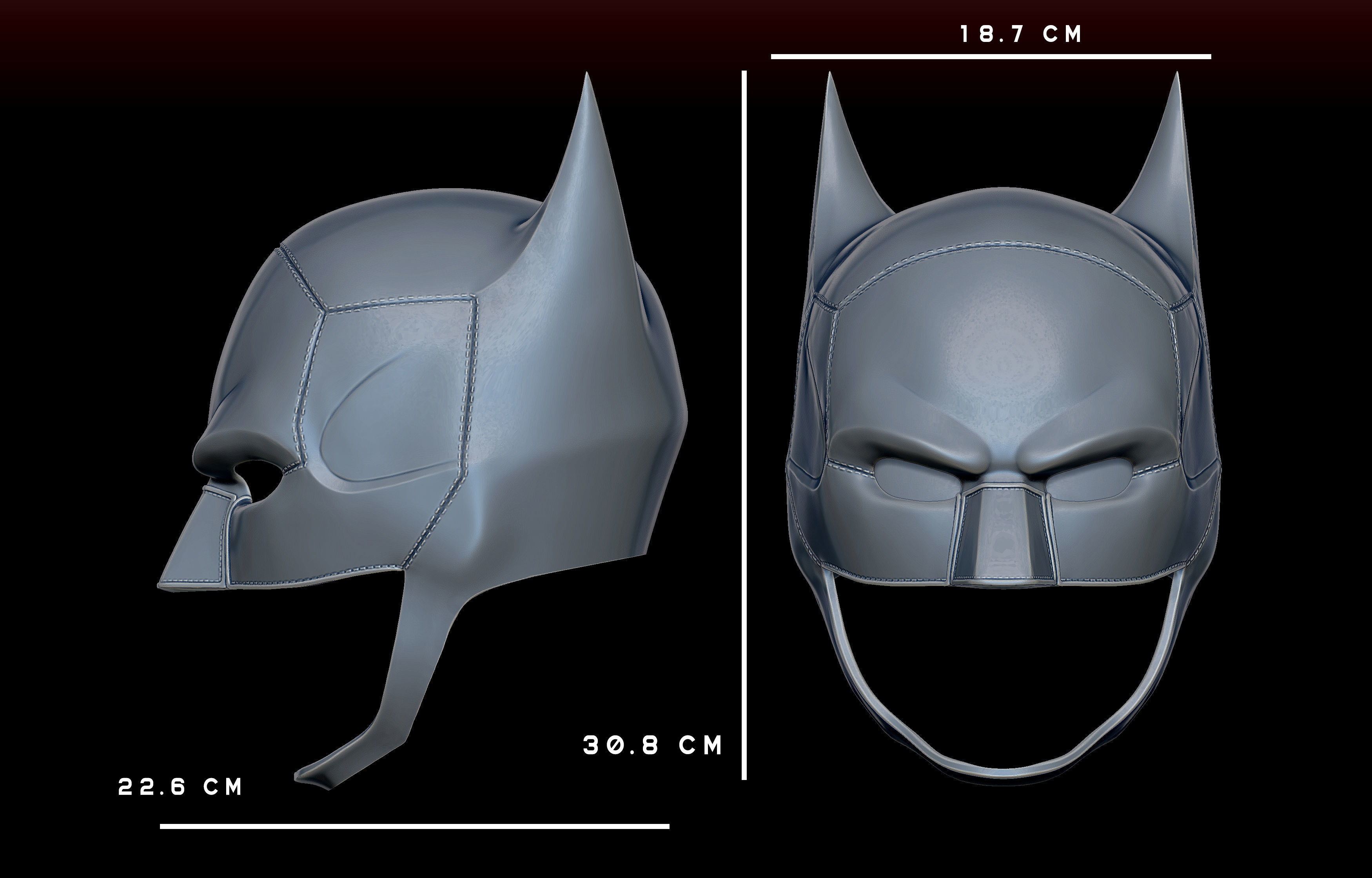 The Batman 2022 - Batsuit - Robert Pattinson -  3D print model_21