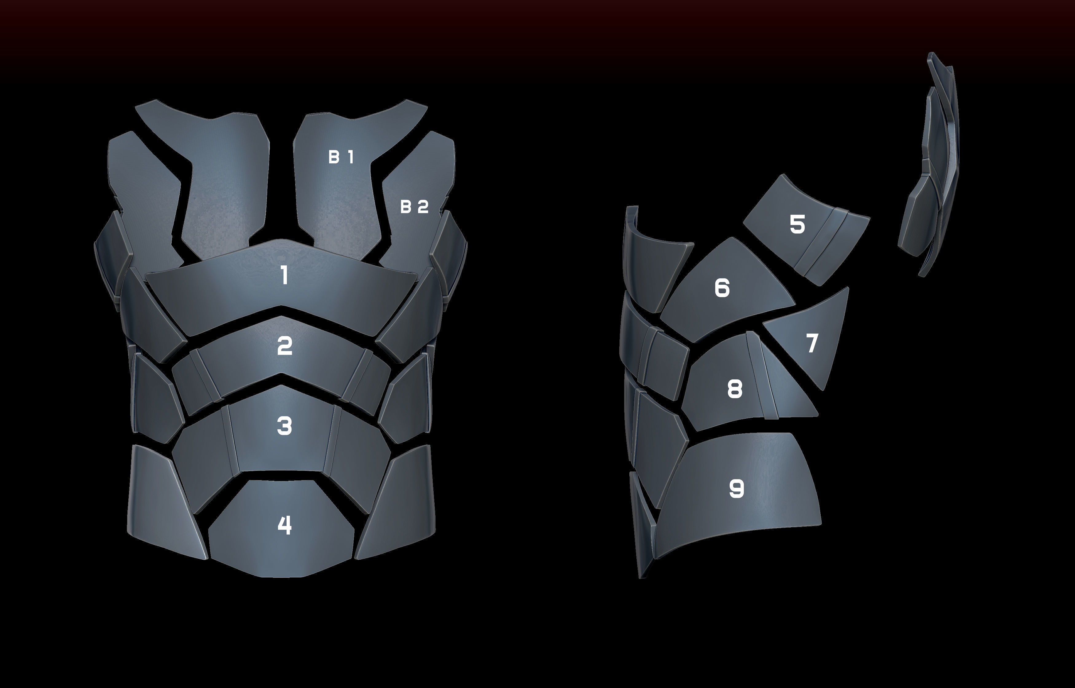 The Batman 2022 - Batsuit - Robert Pattinson -  3D print model_26