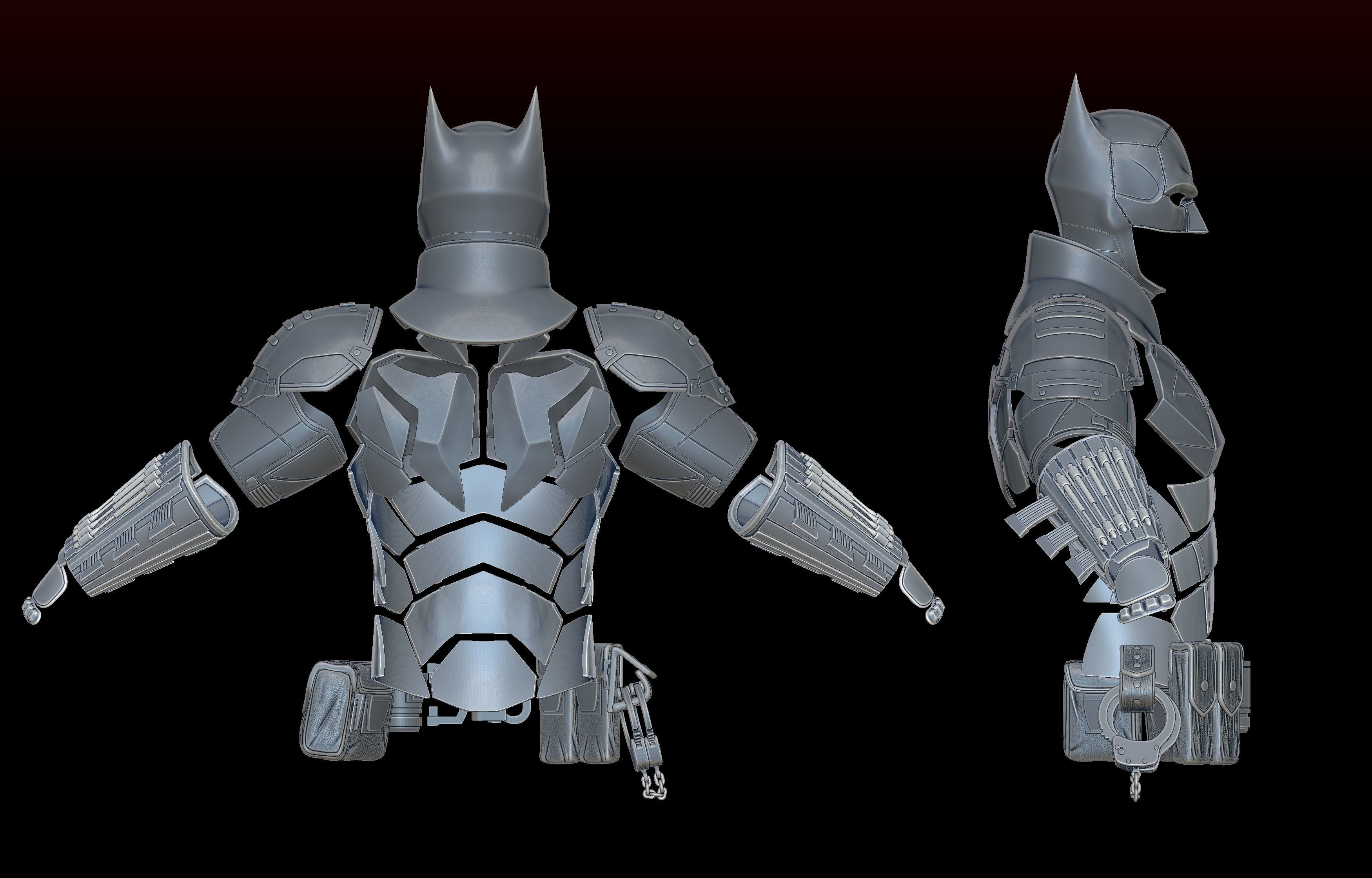 The Batman 2022 - Batsuit - Robert Pattinson -  3D print model_18