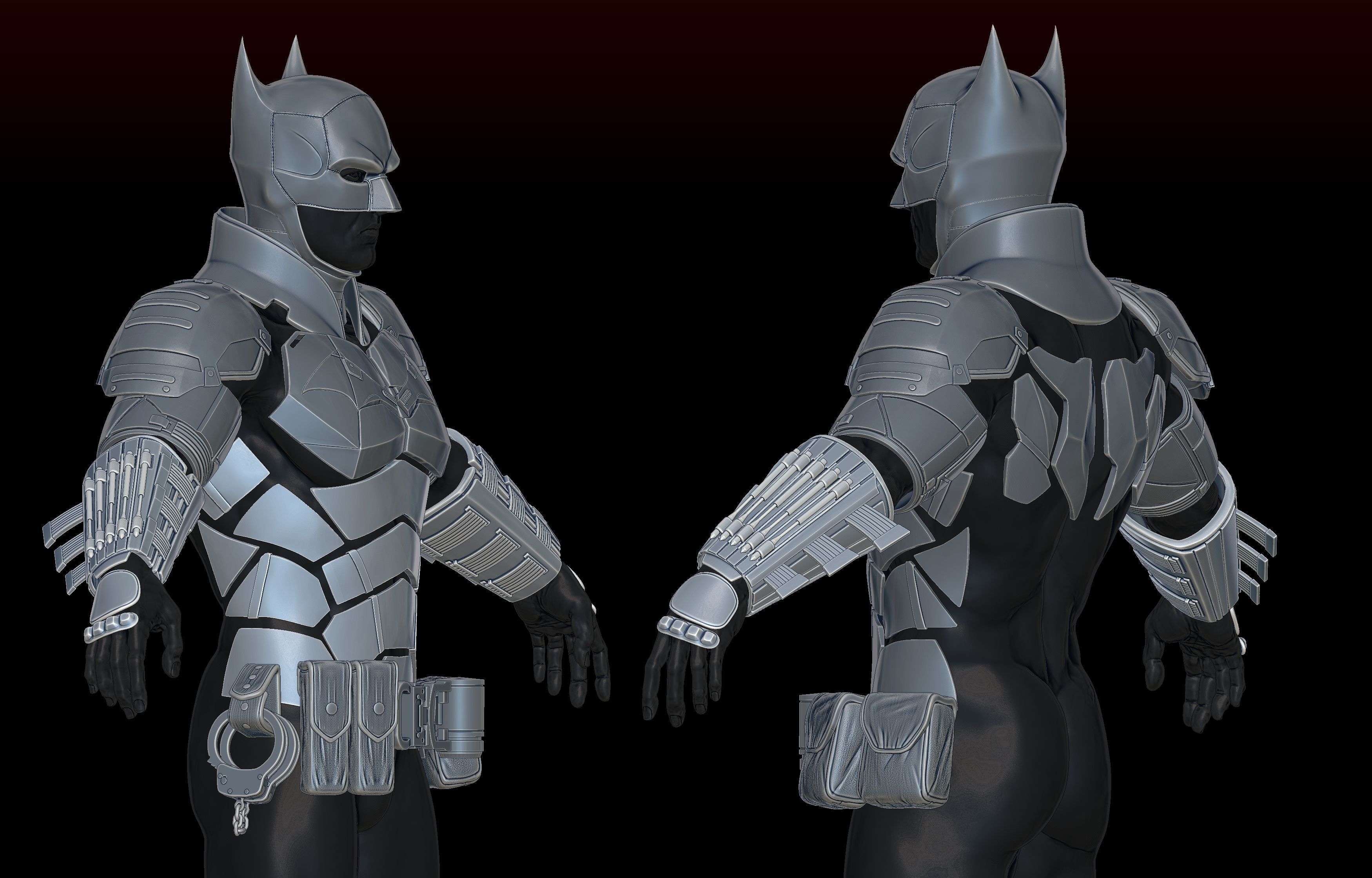 The Batman 2022 - Batsuit - Robert Pattinson -  3D print model_19