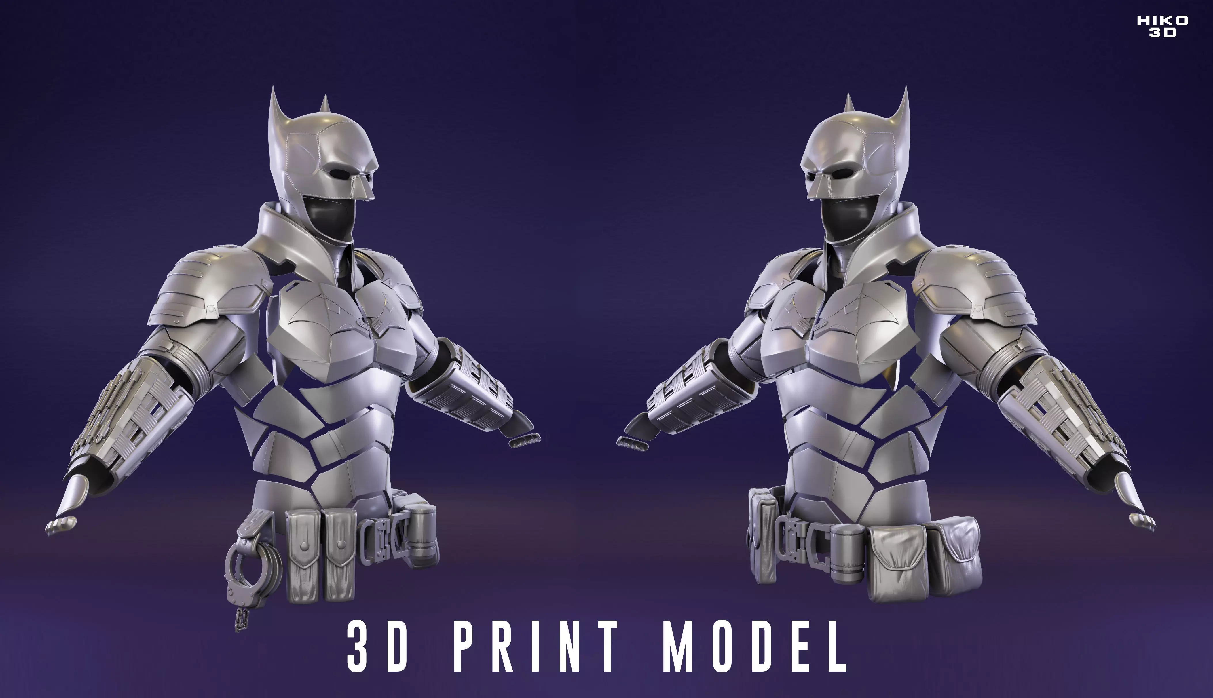 The Batman 2022 - Batsuit - Robert Pattinson -  3D print model_0