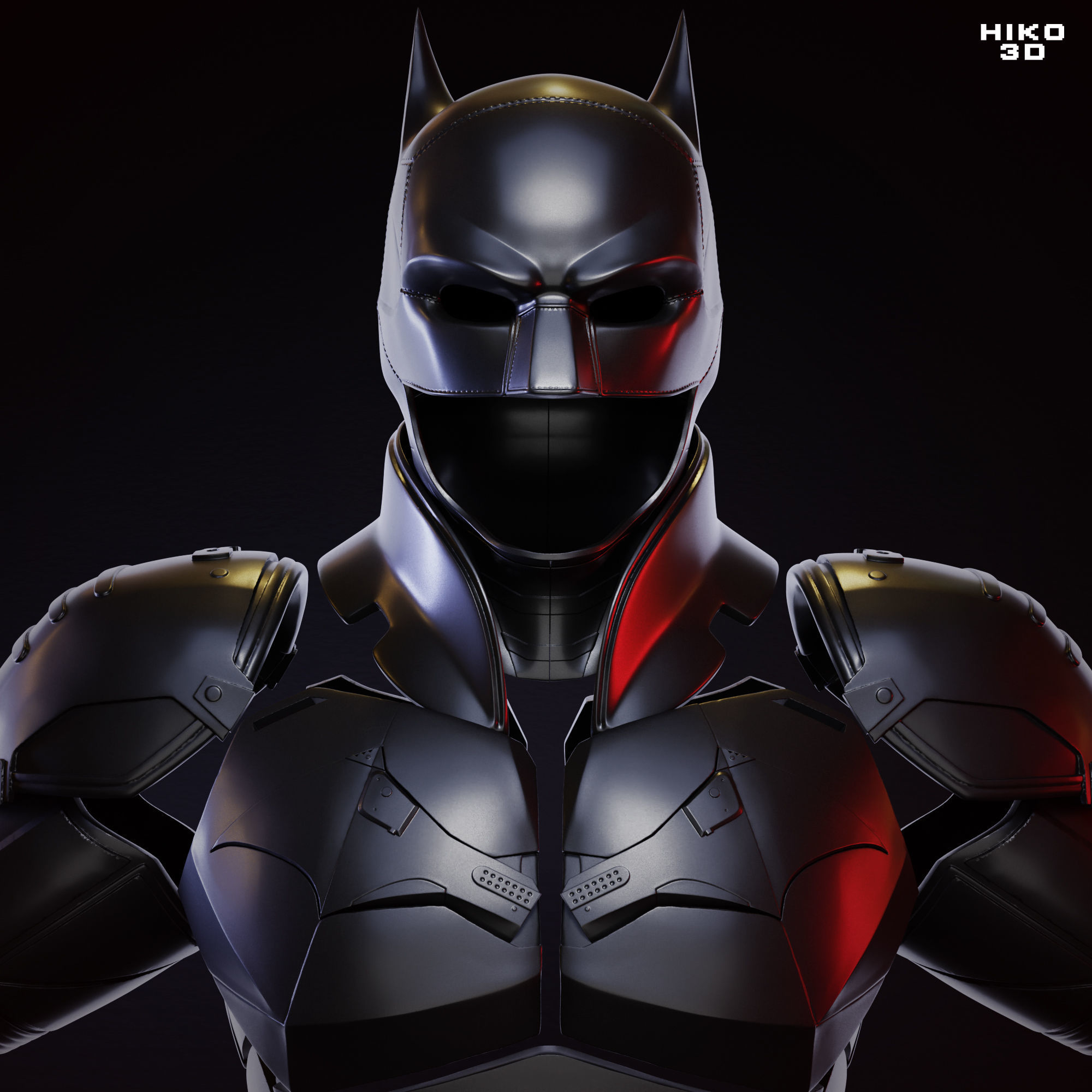 The Batman 2022 - Batsuit - Robert Pattinson -  3D print model_10