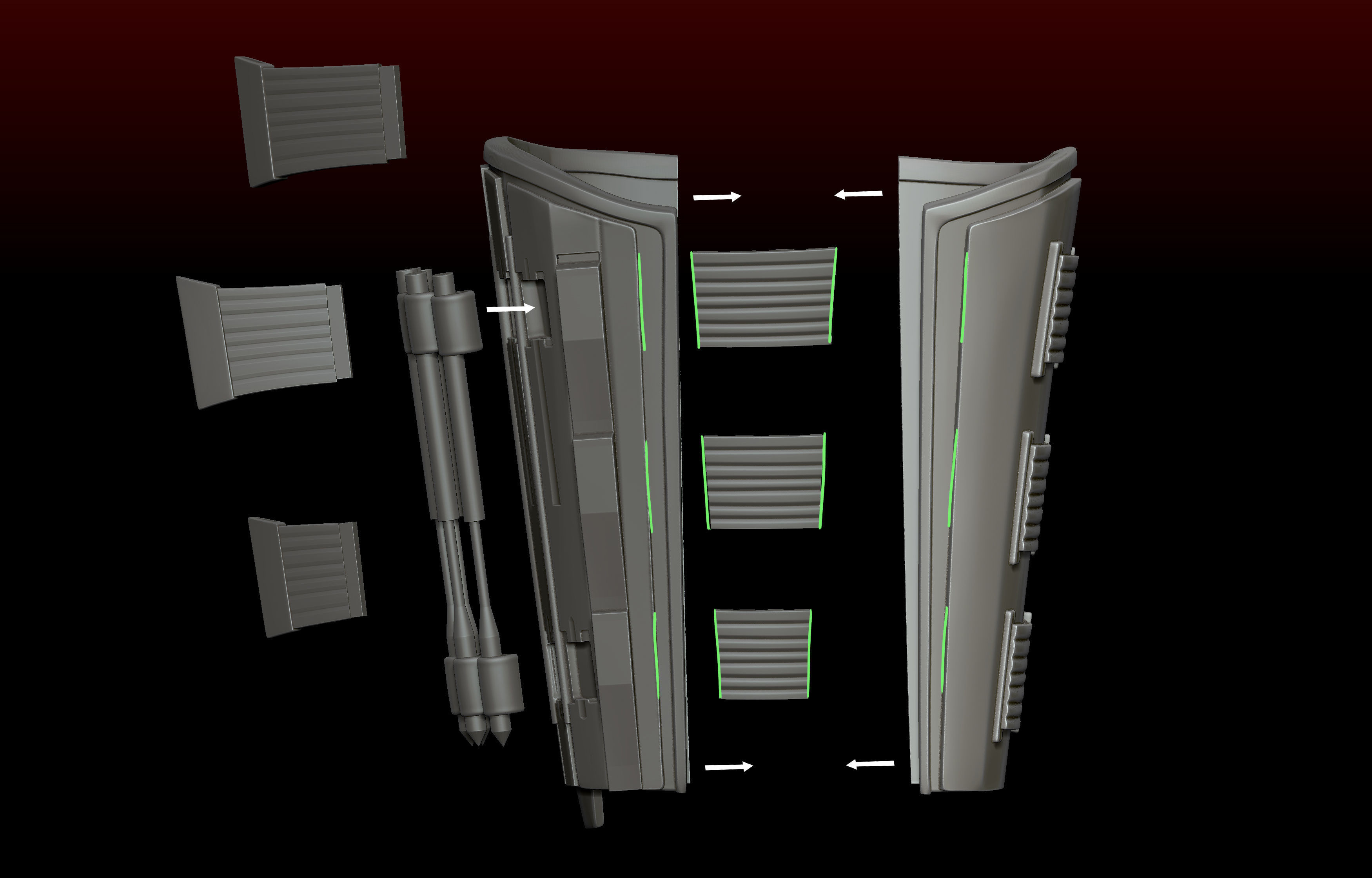 The Batman 2022 - Batsuit - Robert Pattinson -  3D print model_41