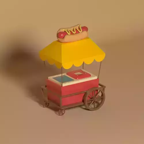 Hot Dog Cart 