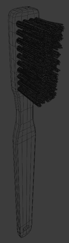 Generic plastic toothbrush 3D model_7