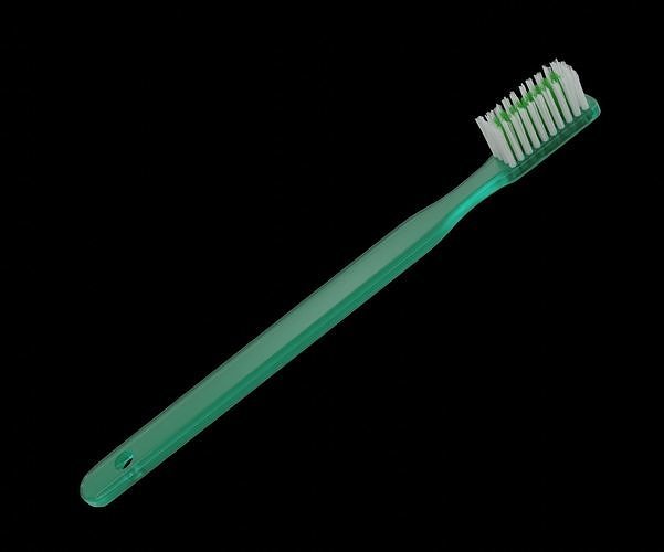 Generic plastic toothbrush 3D model