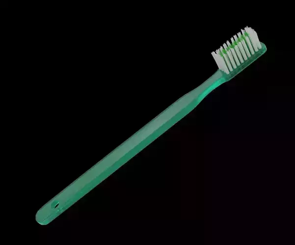 Generic plastic toothbrush 3D model