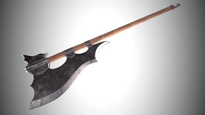 Battle Axe  Low-poly 3D model