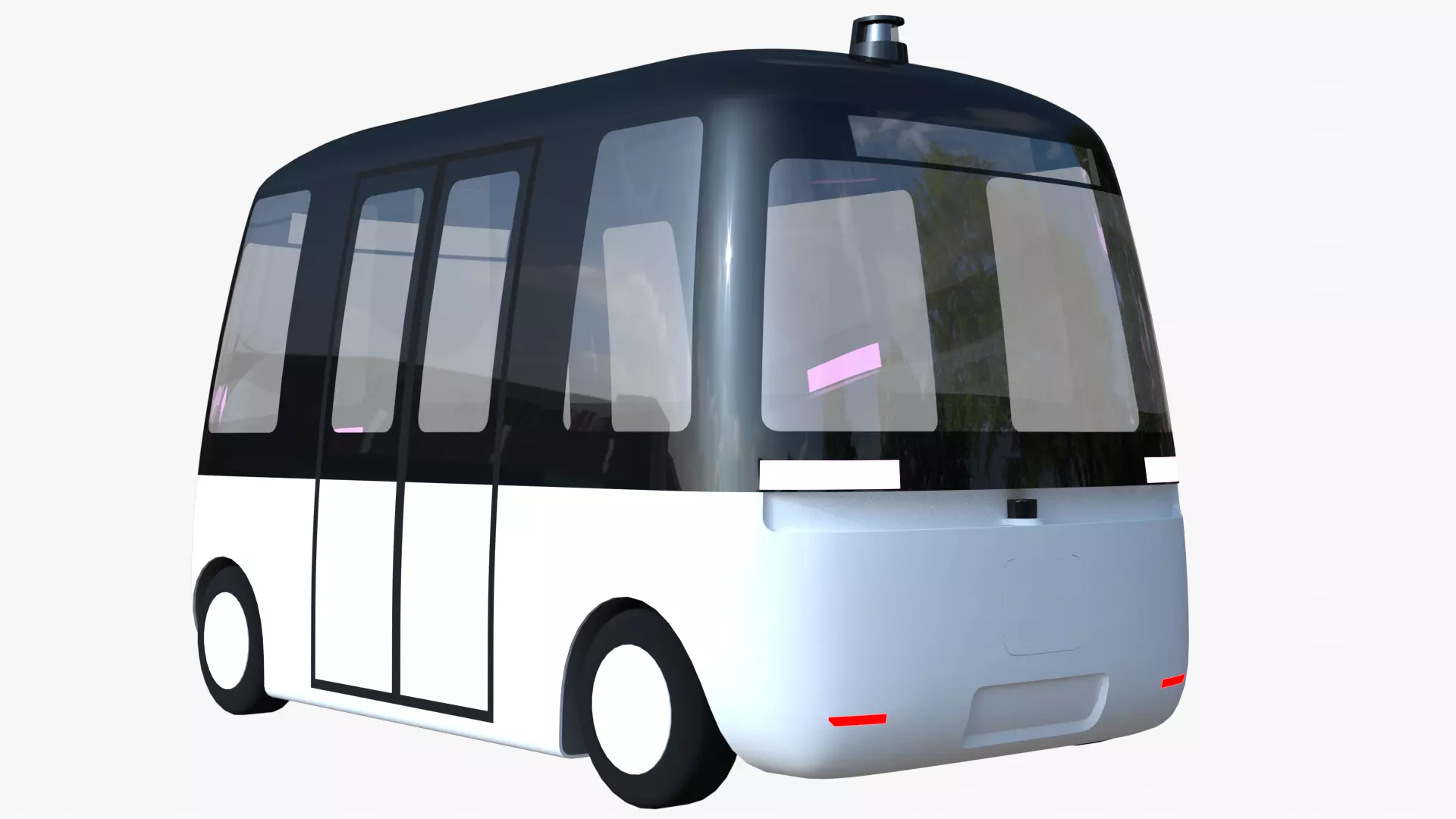 Muji Gacha autonomous minibus 3D model_0