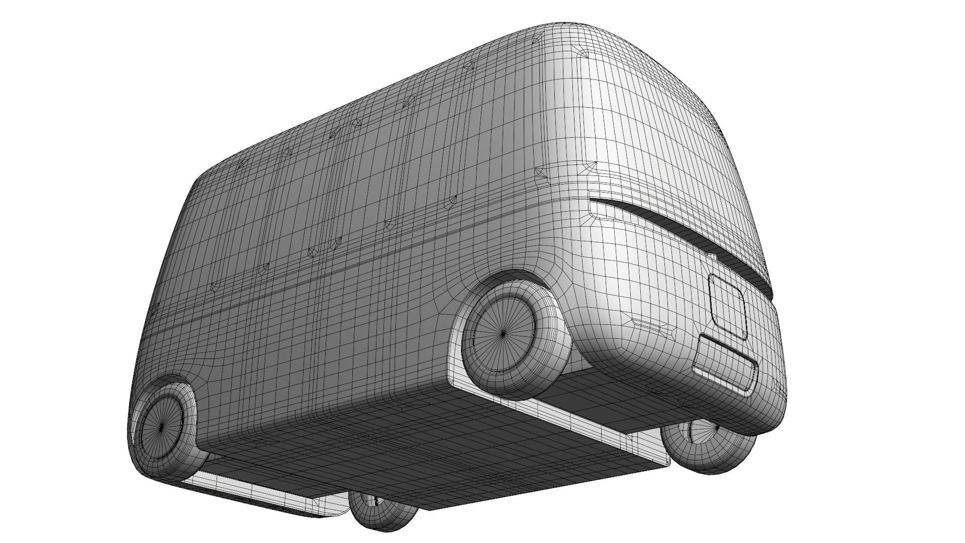 Muji Gacha autonomous minibus 3D model_12
