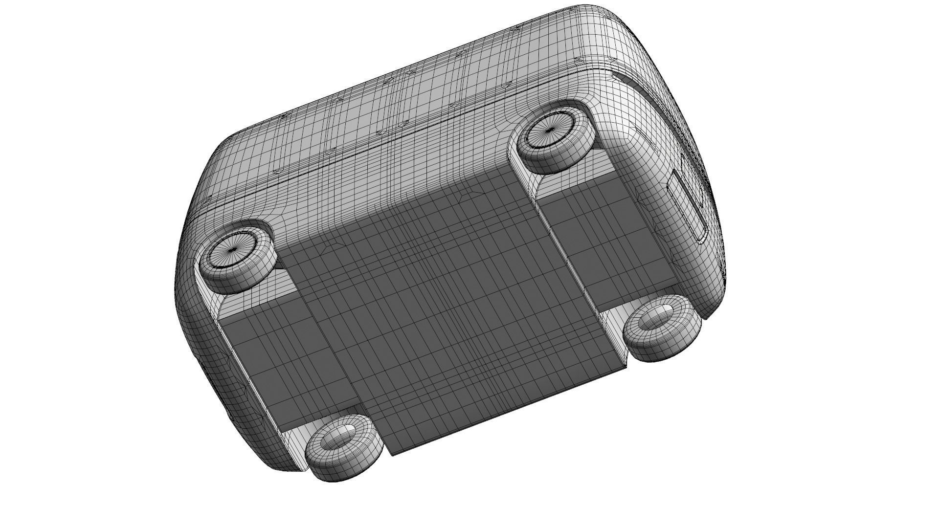 Muji Gacha autonomous minibus 3D model_13