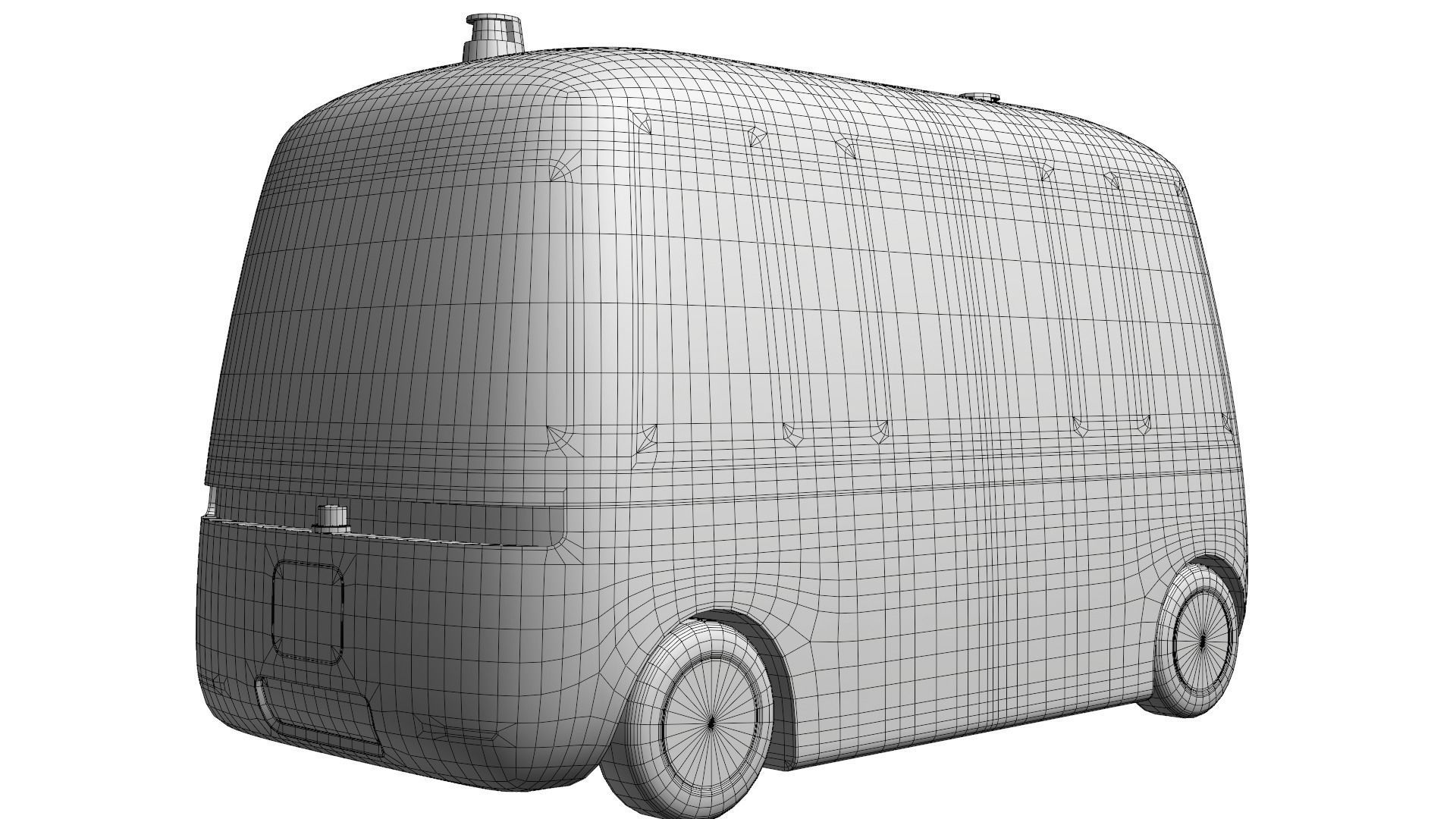 Muji Gacha autonomous minibus 3D model_3