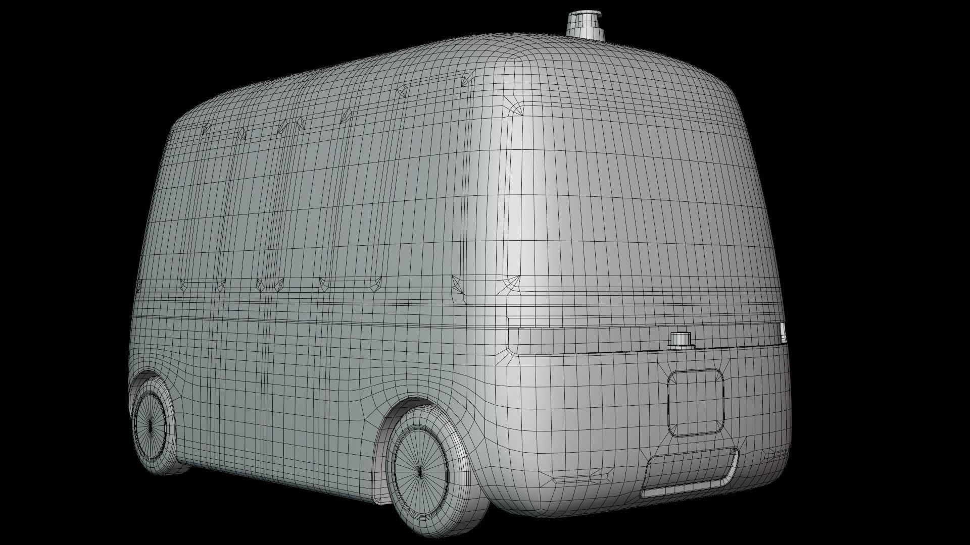 Muji Gacha autonomous minibus 3D model_1