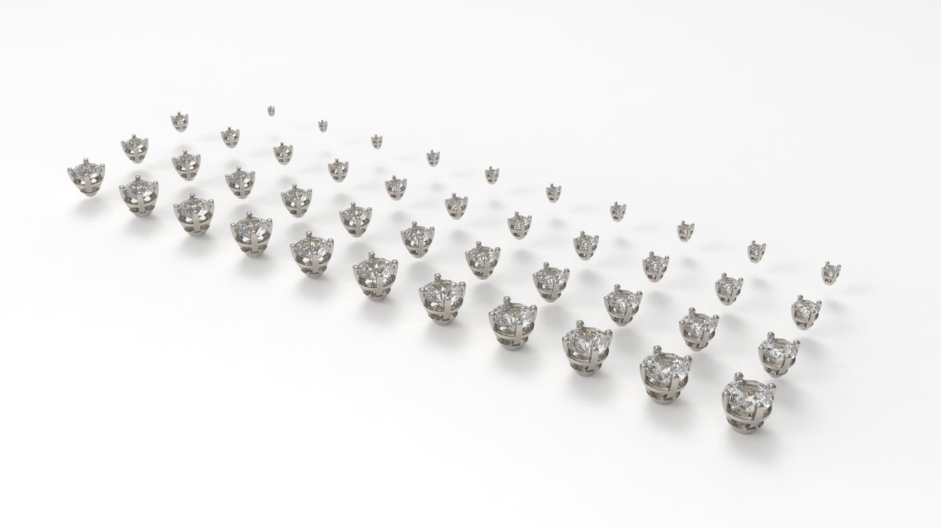 Jewelry Prong Head Set Package 001 3D print model_3