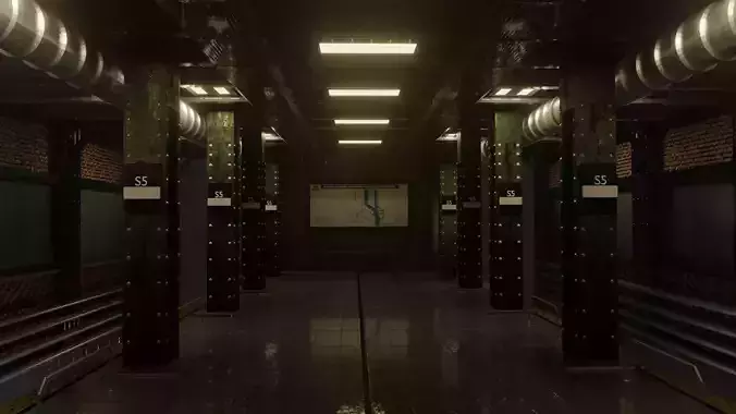 Underground Kyiv Metro Station