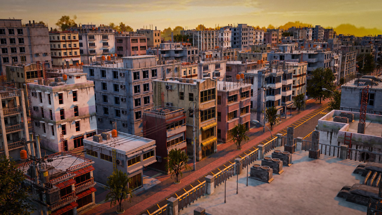 BUILDING URBAN AREA HONGKONG JAPAN CHINA ASIAN 04 Low-poly 3D model_9