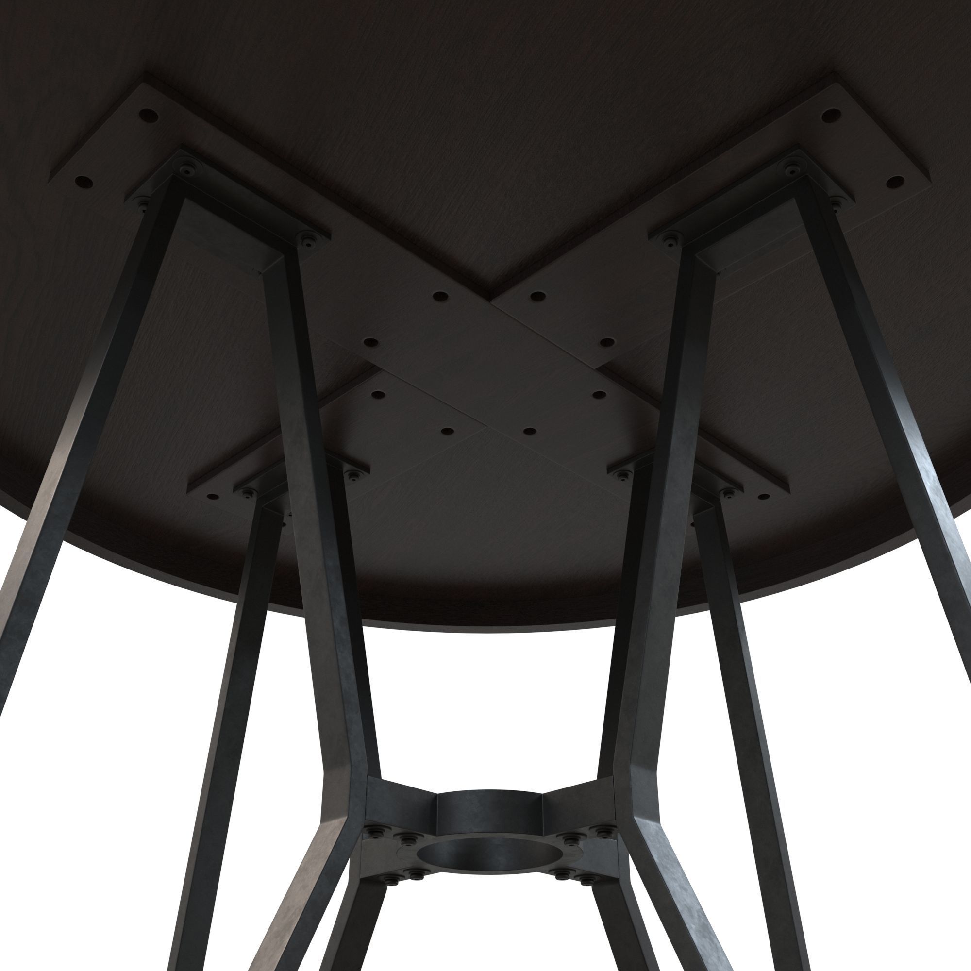 Round Table  3D model_8