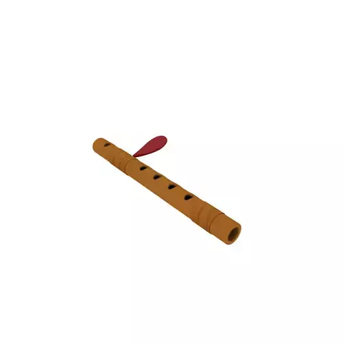 Bambu Flute 3D model
