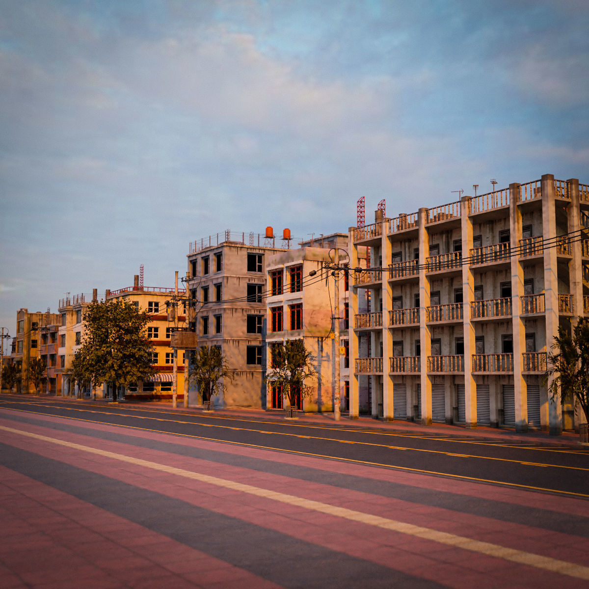 BUILDING URBAN AREA HONGKONG JAPAN CHINA ASIAN PACK 3D Model Collection_26