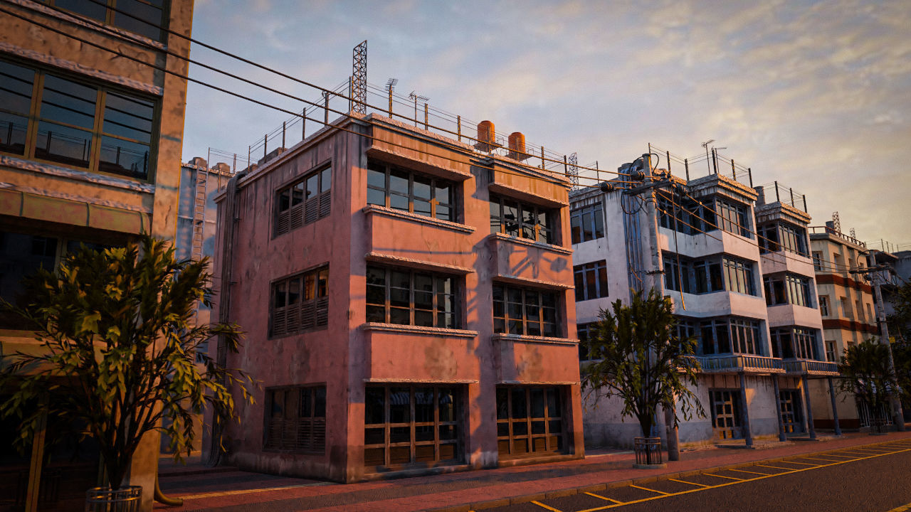 BUILDING URBAN AREA HONGKONG JAPAN CHINA ASIAN PACK 3D Model Collection_13