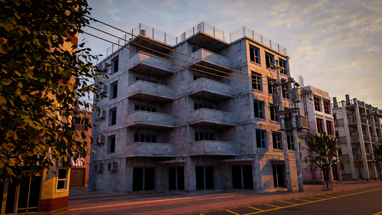 BUILDING URBAN AREA HONGKONG JAPAN CHINA ASIAN PACK 3D Model Collection_17