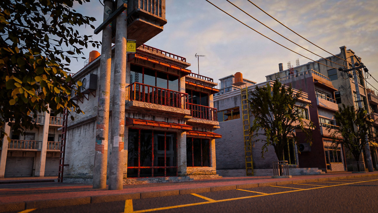 BUILDING URBAN AREA HONGKONG JAPAN CHINA ASIAN PACK 3D Model Collection_25