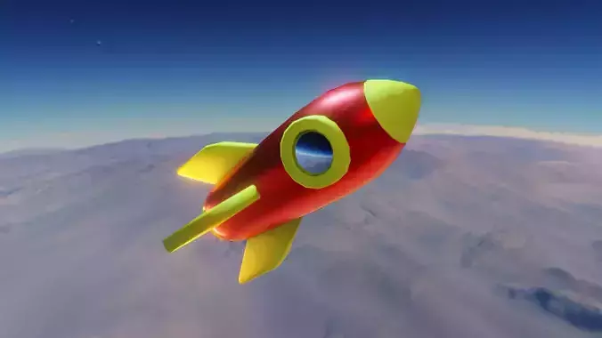 Lowpoly Rocket