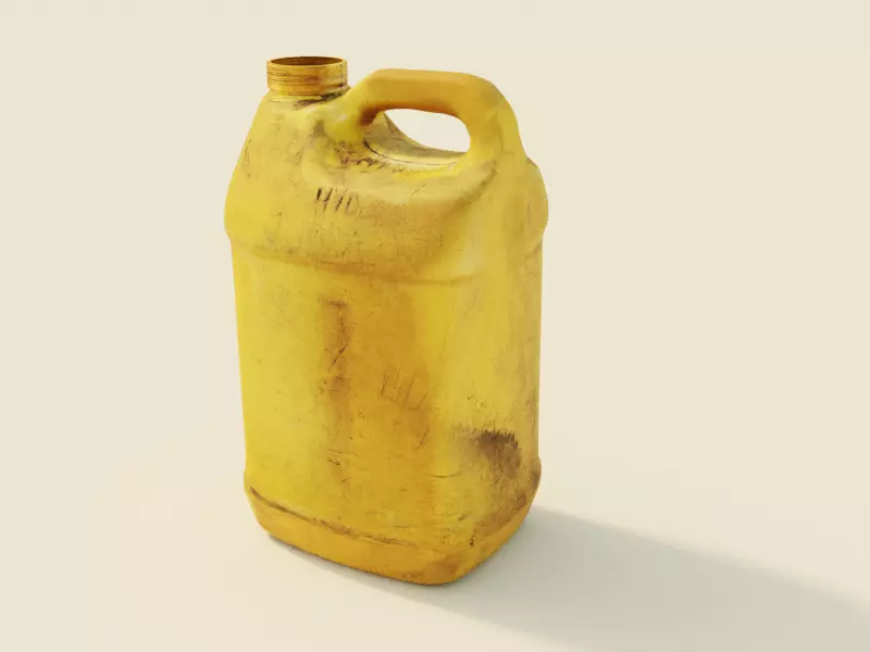 Dirty Container - Plastic Bottle 3D model