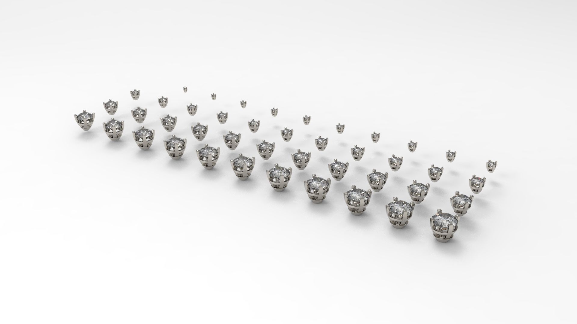 Jewelry Prong Head Set Package 002 3D print model_3