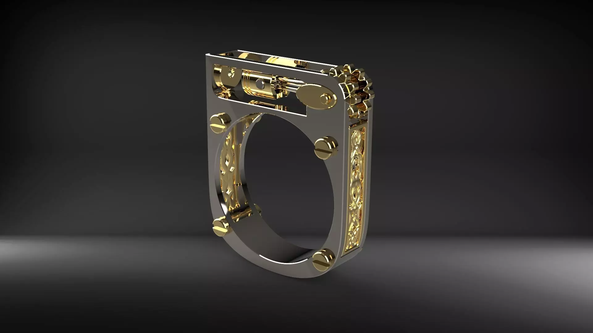 ring from the dynamic collection 3D print model_0