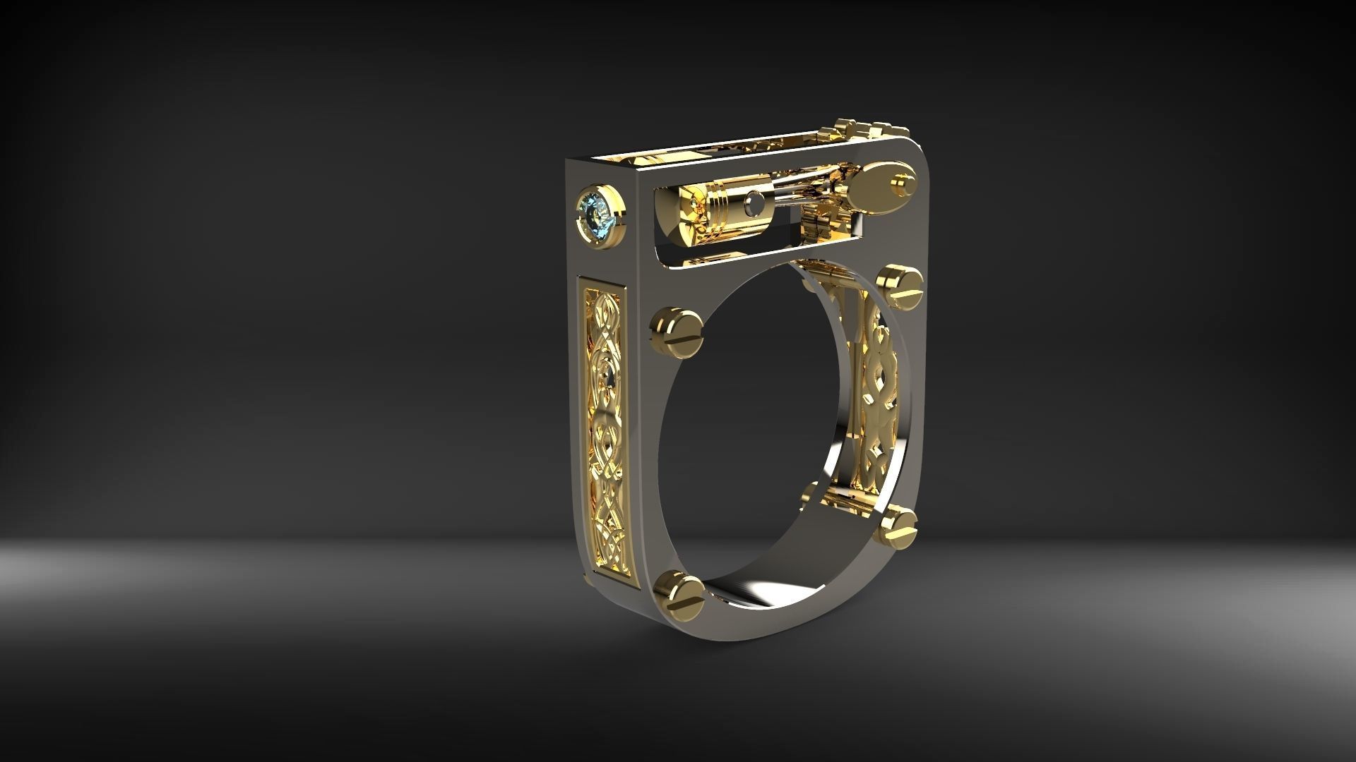 ring from the dynamic collection 3D print model_2