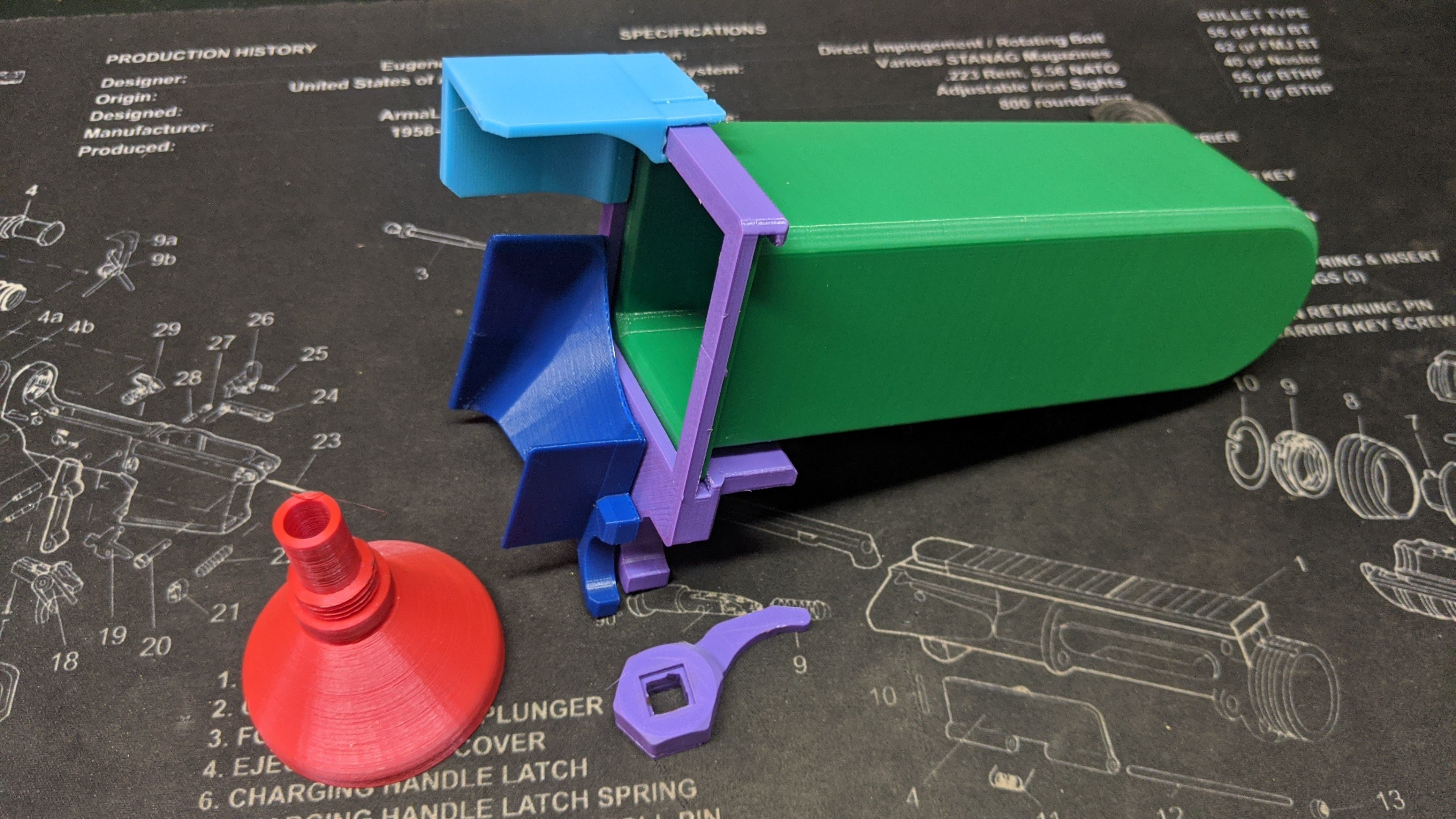 Lee Classic Turret Press Auto Ejector Collector Kit 3D print model_5