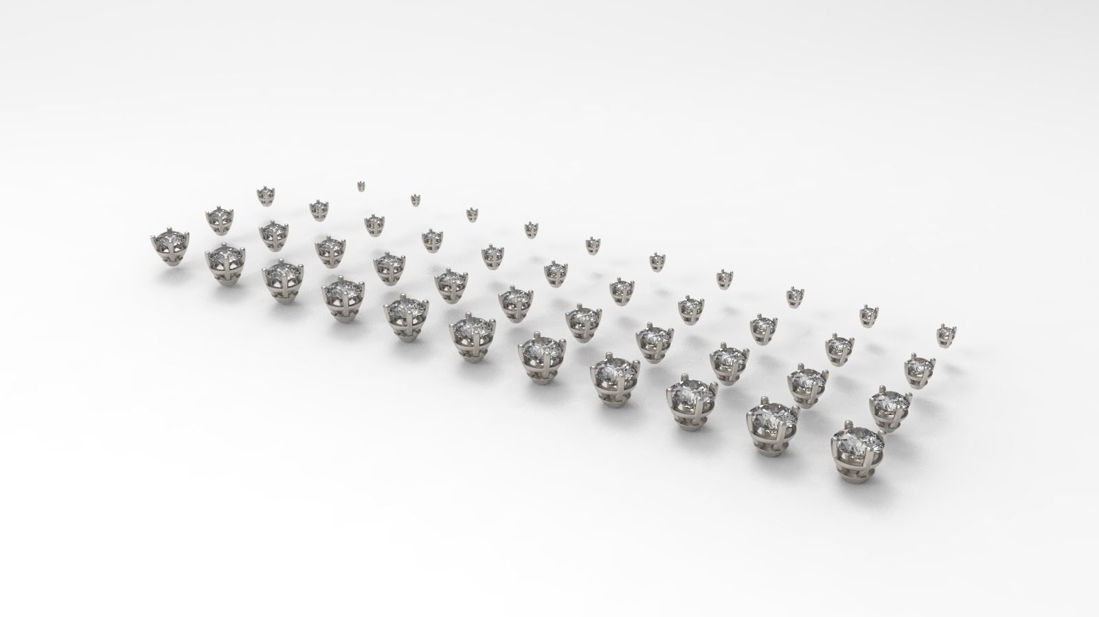 Jewelry Prong Head Set Package 003 3D print model_4