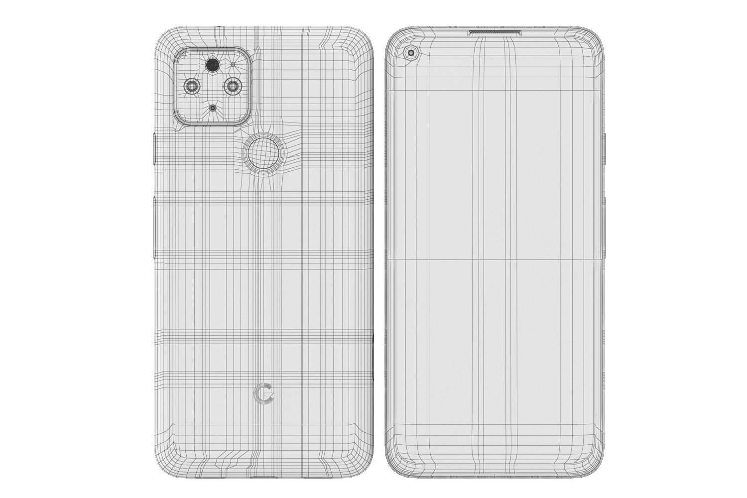 Google Pixel 5 3D model_15