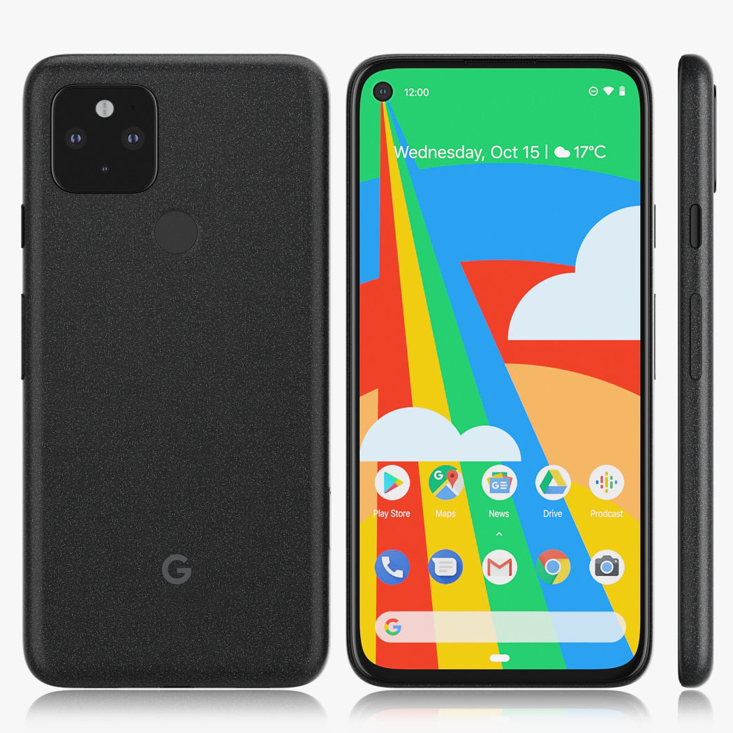 Google Pixel 5 3D model_1