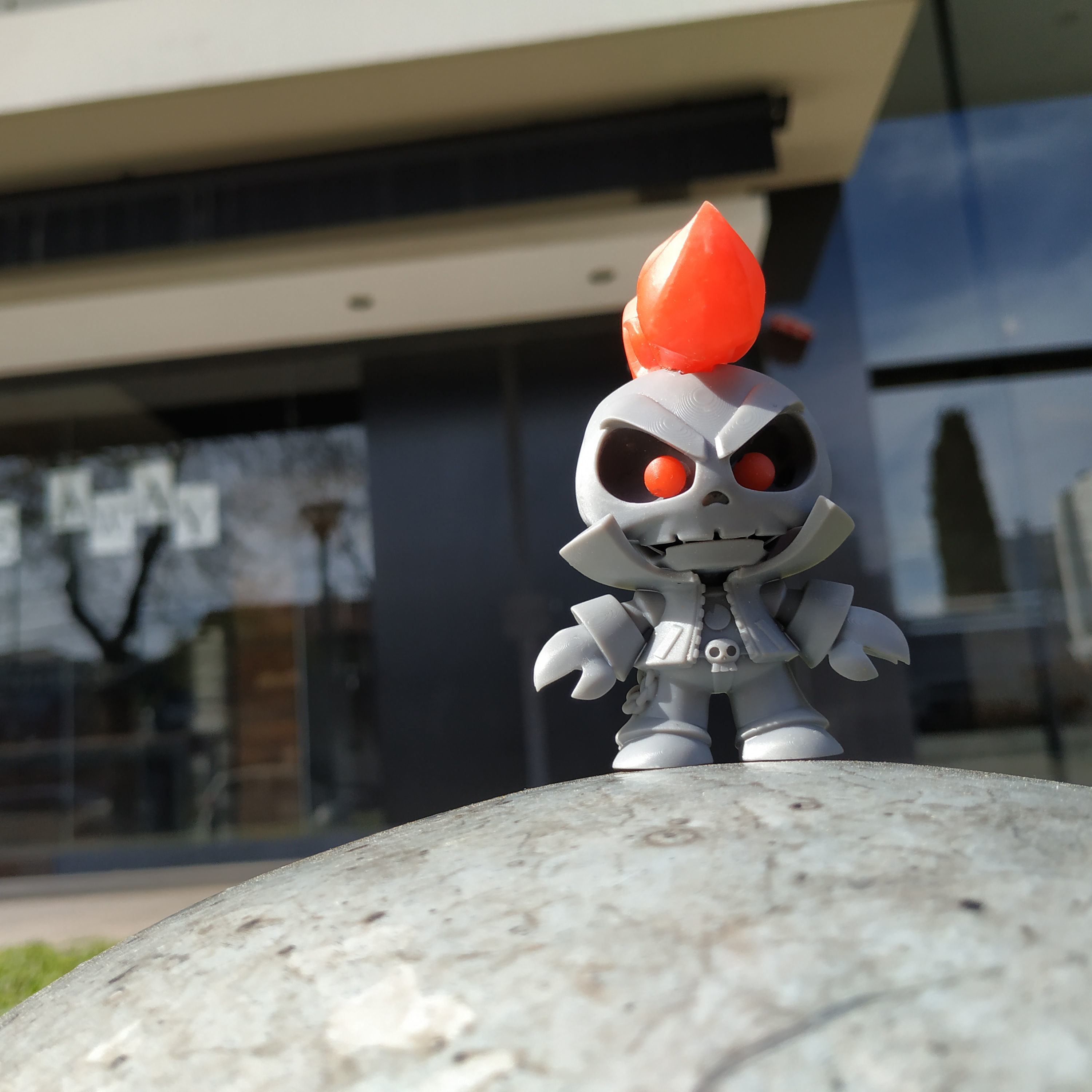 Blue Ghost Rider 3D print model_6