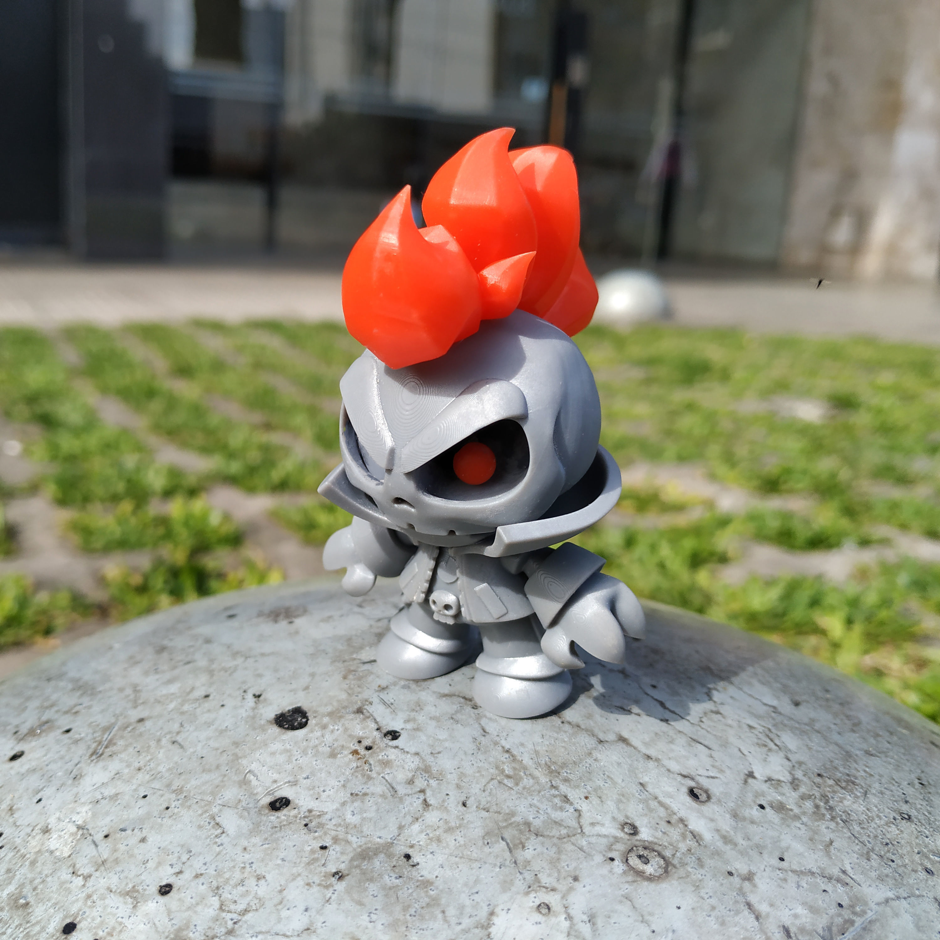 Blue Ghost Rider 3D print model_11