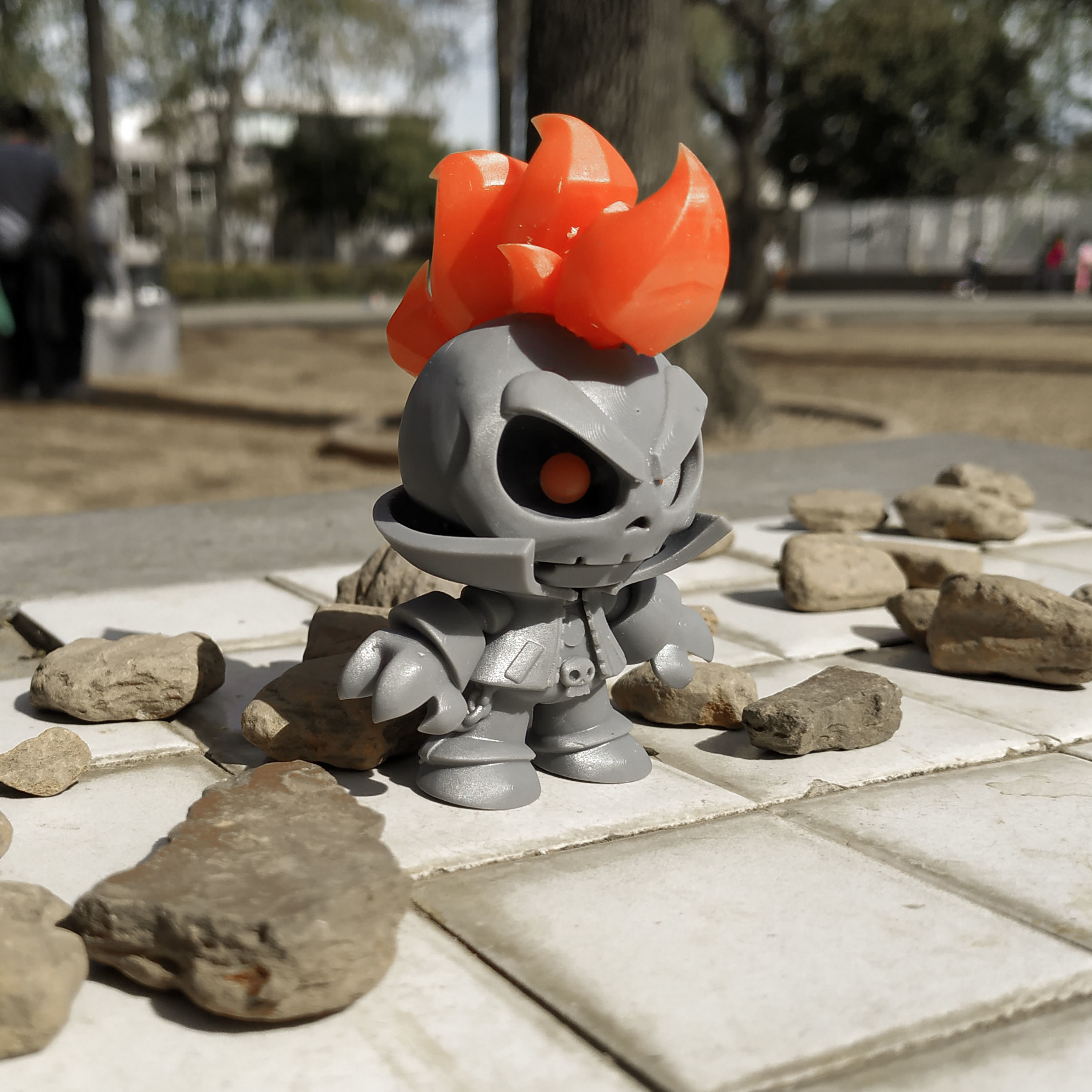 Blue Ghost Rider 3D print model_5