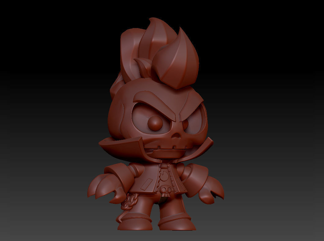 Blue Ghost Rider 3D print model_3