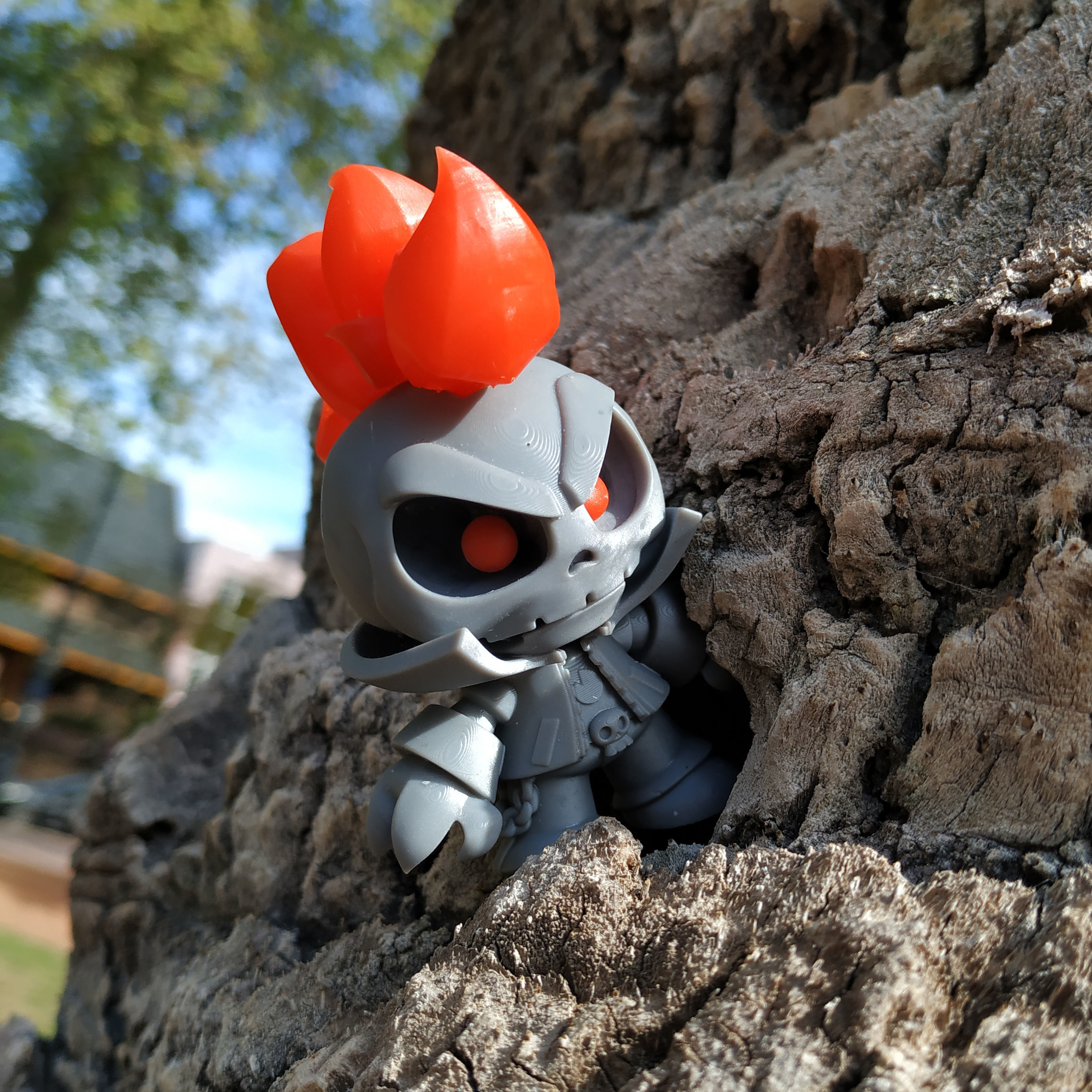 Blue Ghost Rider 3D print model_13