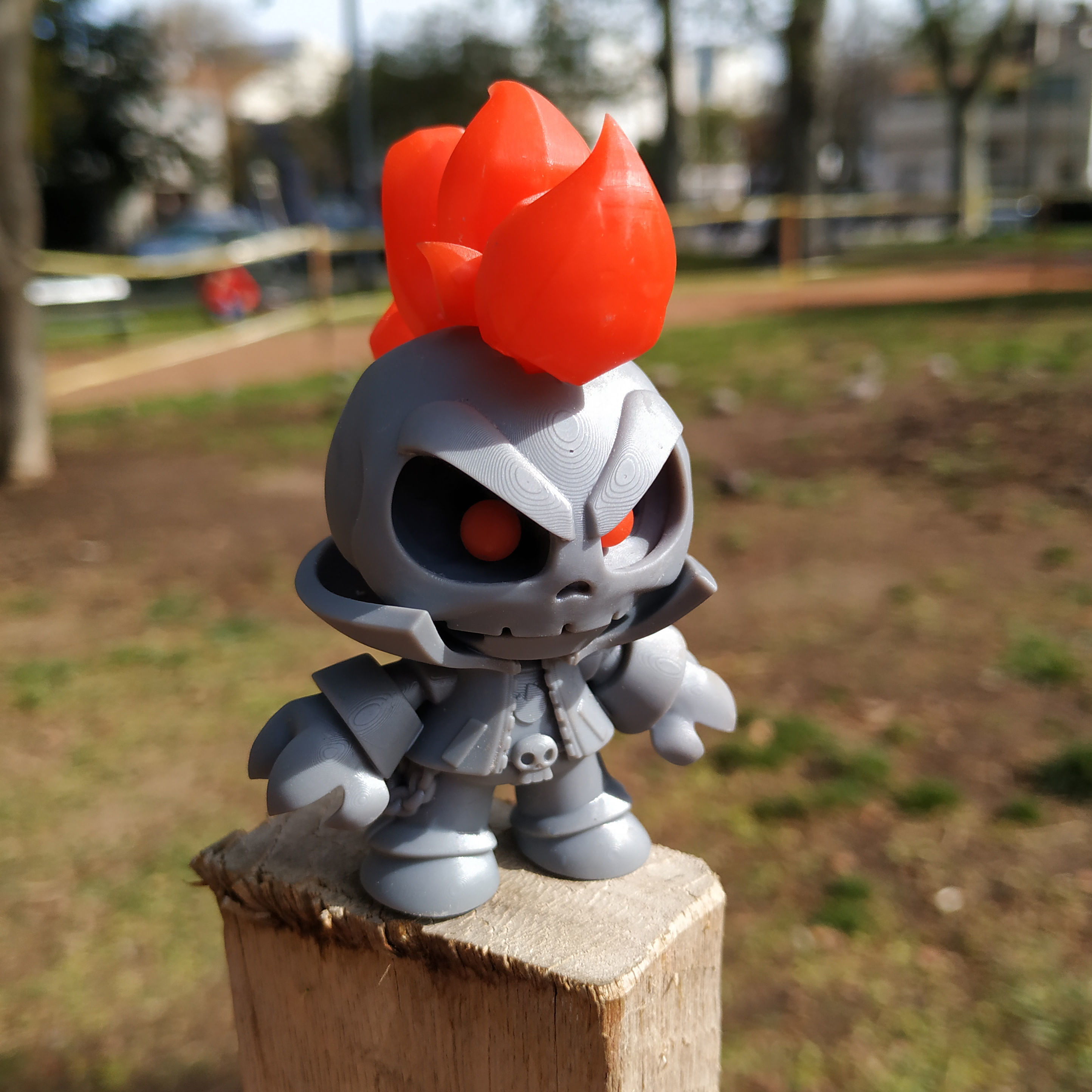 Blue Ghost Rider 3D print model_8