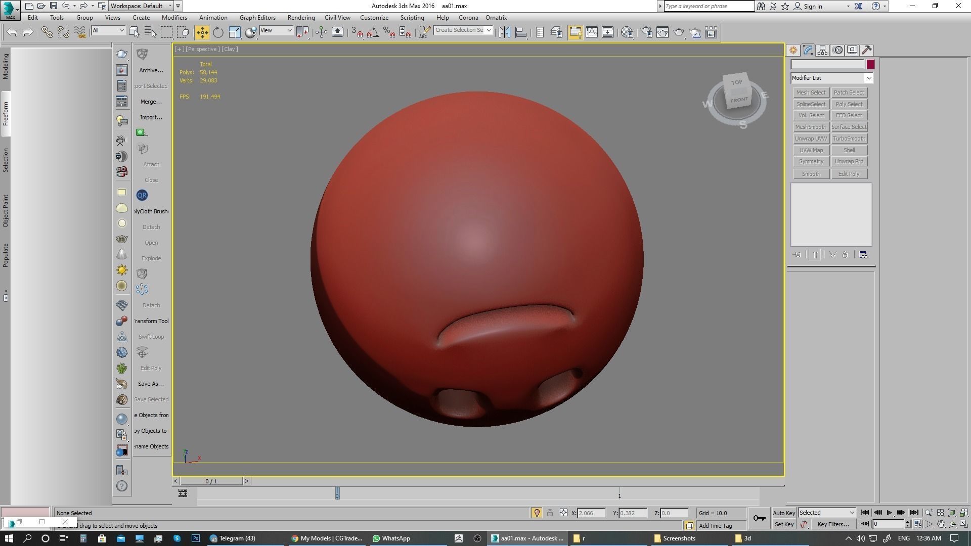 Emoji Upside-Down Face 3D model_21