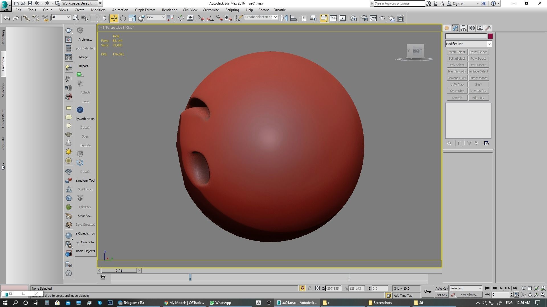 Emoji Upside-Down Face 3D model_15