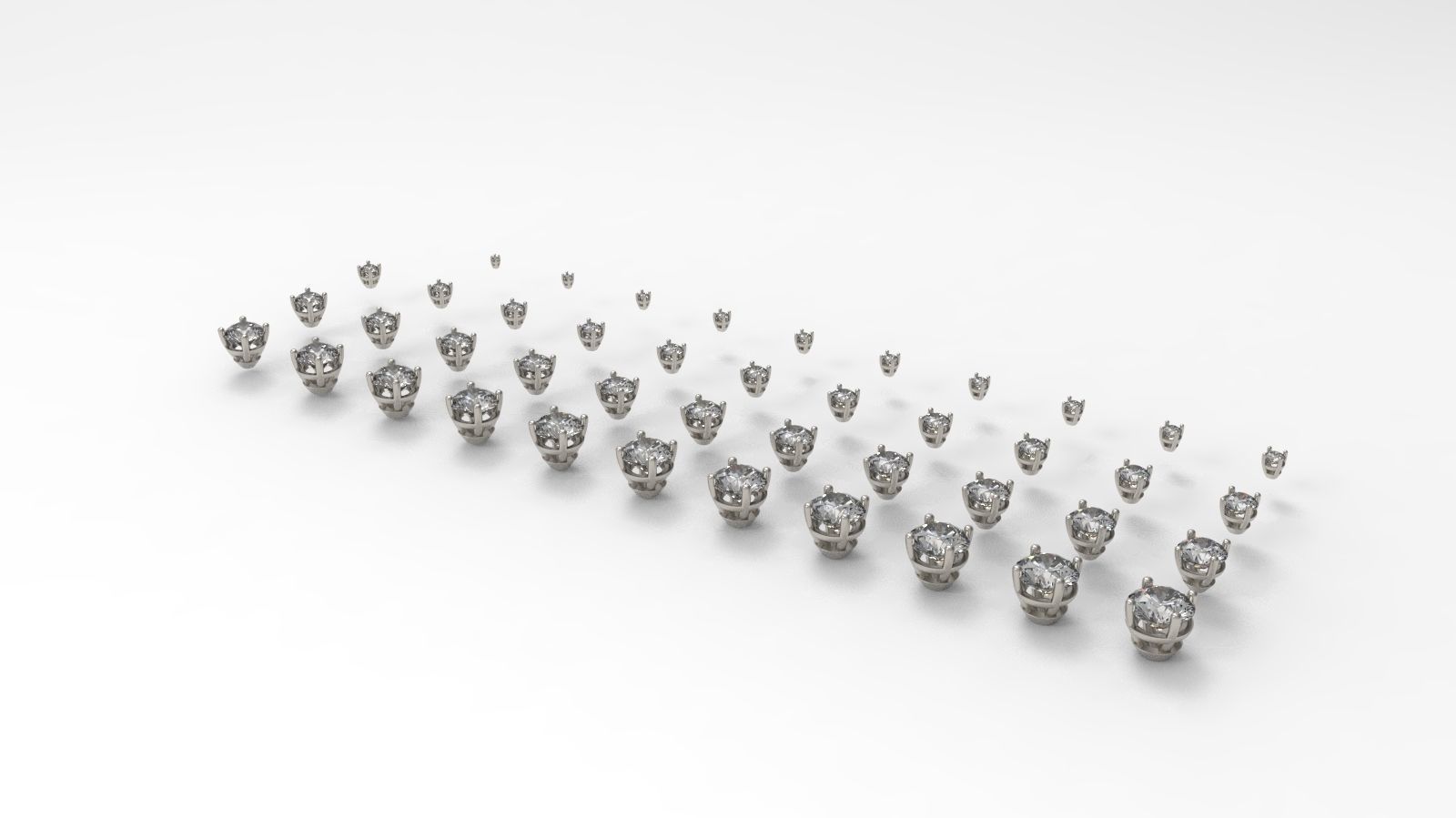 Jewelry Prong Head Set Package 004 3D print model_4